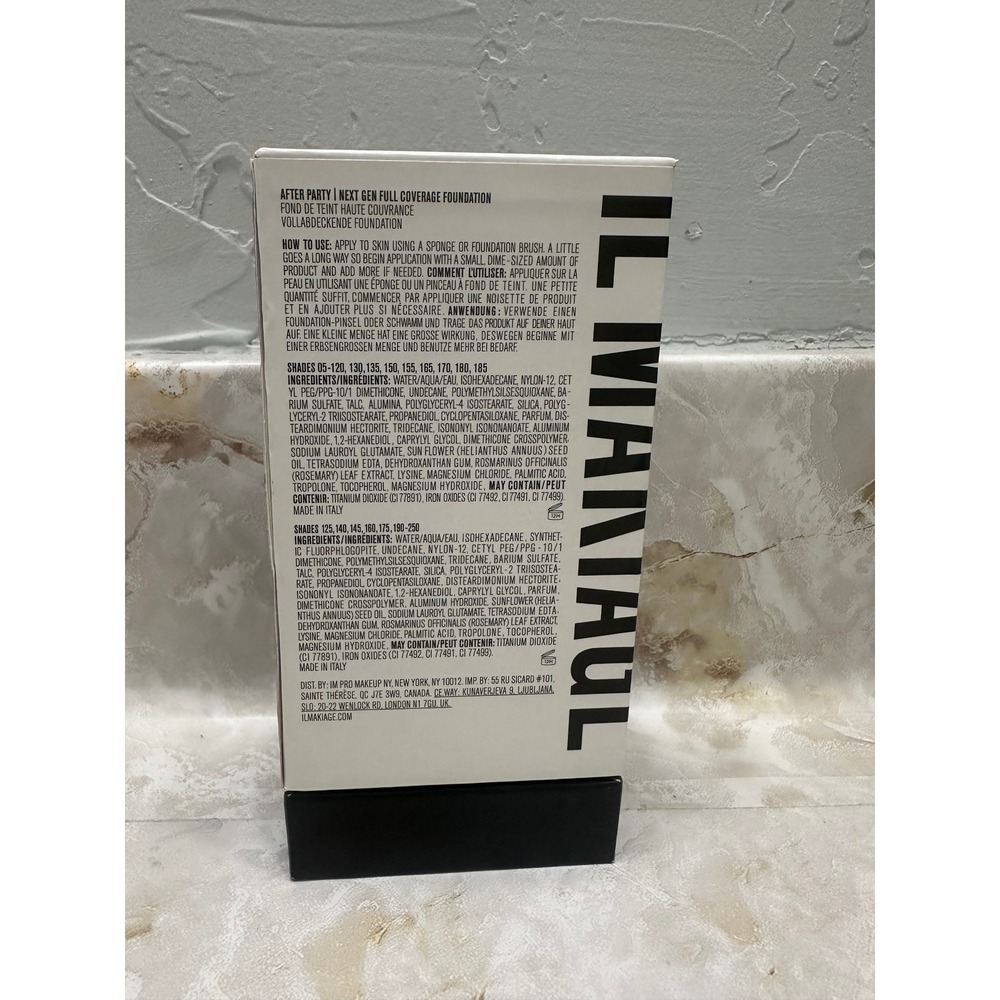IL MAKIAGE After Party Next Gen Full Coverage Foundation 095 30ml 1 Fl Oz - Picture 2 of 4